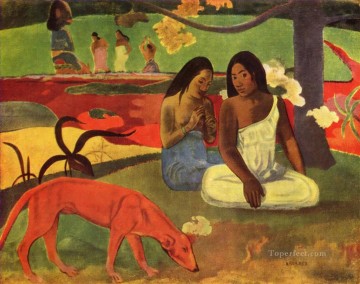  Gauguin Oil Painting - Joyeusete Arearea Post Impressionism Primitivism Paul Gauguin